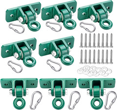 Durable Swing Hanger Set for Kids – Indoor/Outdoor with Mounting Hardware, 8 Pac
