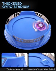 X Stadium Battle Set with X-Celeration Rail, 6 Right-Spin Tops, 2 Launchers a…