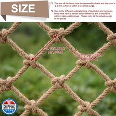 Safety Hemp Rope Net Kids Climbing Safety Net Tree House Climbing Children Ro