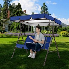 Swing Canopy for Outdoor Patio Swing Chair 2/3 Seater Waterproof Porch Swing …