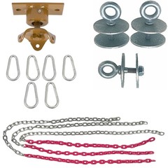 SWING SET STUFF INC. HEAVY-DUTY TIRE SWIVEL KIT PINK awesome fun kid toy 0303