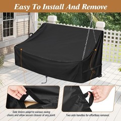 Porch Swing Seat Cover, Waterproof Swing Covers for Outdoor Patio Swings & Ga…