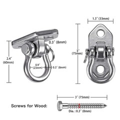 Hammock Chair Hanging Kit Swing Ceiling Mount, Heavy Duty Swing Hanger Hook, …