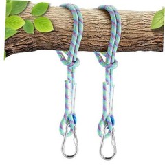 Tree Swing Ropes (Set of 2)/5FT/10FT/15FT/20FT, Tree Swing Straps 3FT Blue