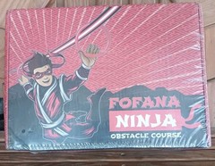 Profana Ninja Obstacle Course ~ 32 Pcs. 65 Ft. Slack Line + 9 Obstacles