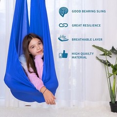 Sensory Swing for Kids with 360° Swivel Hanger, Indoor Therapy Swing Great