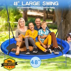 48″ Saucer Tree Swing Kids Adult Family 700lb Capacity Adjustable