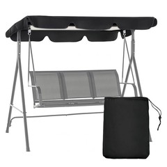 Patio Swing Canopy Replacement Top, 65×45/75×45/78×47/85×45 Outdoor 2/3 Seate…
