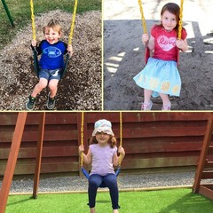 Heavy Duty Kids Swing Seat – Safe Non-Slip Blue Outdoor Playground Equipment