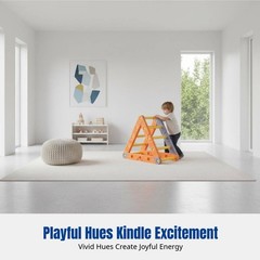 Indoor Climbing Frame, Kids Slide, Tactile Training Toy, Home Playset