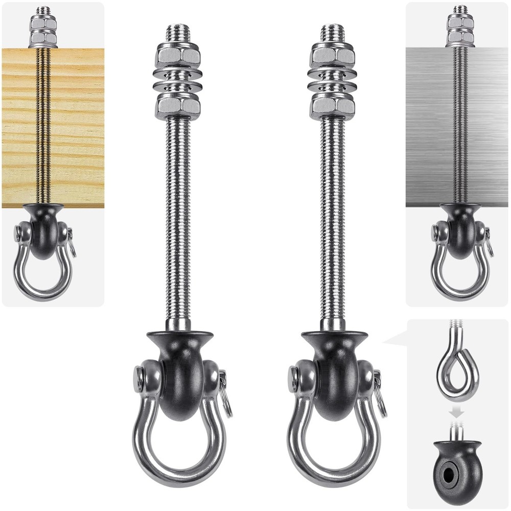 Dolibest Set of 2 Permanent Antirust Stainless 7.67‘’, Silver 7.67” 2 Pack
