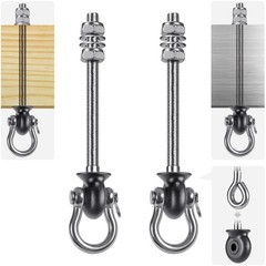Dolibest Set of 2 Permanent Antirust Stainless 7.67‘’, Silver 7.67” 2 Pack