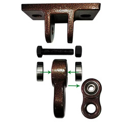 5000 Lb. Capacity Heavy Duty Swing Hangers with Screws Bolts for Playground Porc