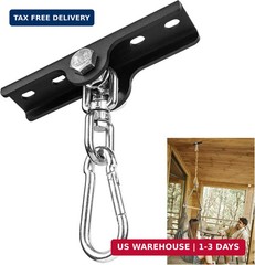 Metal 360°Swivel Swing Hangers,Heavy Duty Swing Suspension Hook,400 lbs Capacity