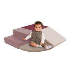 Playtime Essentials 4-Piece First Steps Corner Climber Climbing Foam Block Set f