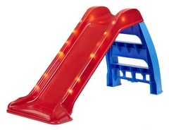 Light-Up First Slide for Kids – Indoor/Outdoor Fun, Red