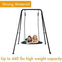 Heavy Duty Swing Stand A-Frame Most Swings Easy Installation 440 lbs Capacity US