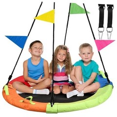 Tree Swing, Saucer Swing, 48 inch 900lbs Weight Capacity, with 48 Inch