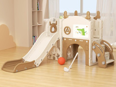 12 in 1 Toddler Slide, Kids Indoor Slide for Toddlers 1-3, New Upgrade with Golf
