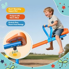 Seesaw -Teeter Totter for Kids Ages 3-8 -Toddler Seesaw with 360° Swivel-Sit …