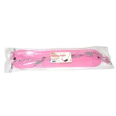 PINK Playground Swing Set Seat Belt Vinyl Coated Zinc Chain, Hanger & Hooks