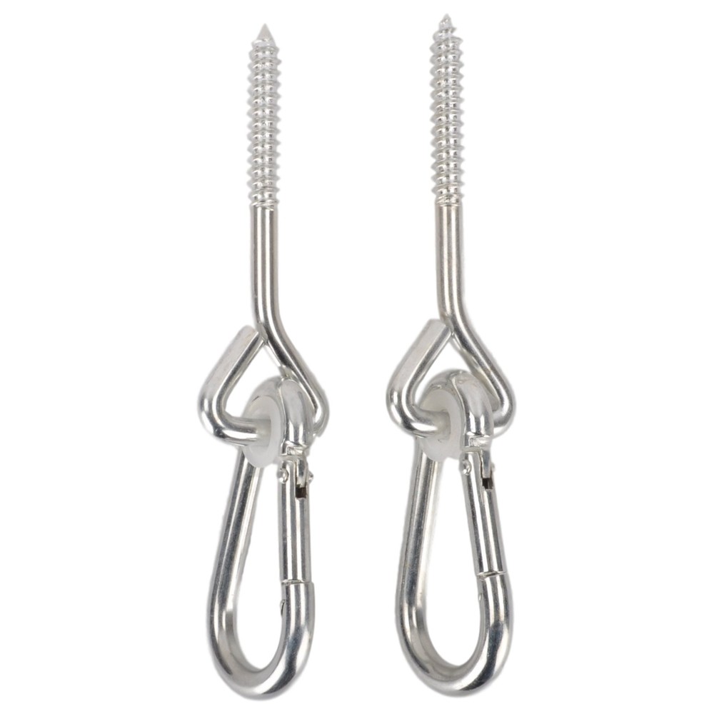 SWING SET STUFF INC 5/16″ X 3″ SWING HANGER WITH SPRING CLIPS WOOD (PAIR) 0271