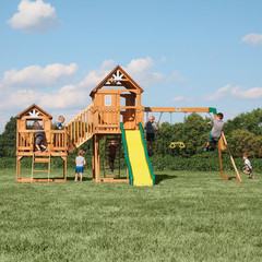 Backyard Discovery Malibu Cedar Swing Set FREE SHIPPING USA
