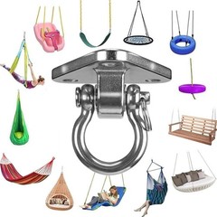 Stainless Steel Heavy Duty Swing Hanger with Smooth Swing Bearings 180° Ceili…