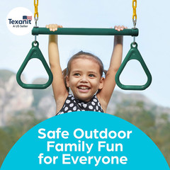 Swing Sets for Backyard, Monkey Bars & Swingset Accessories – Set Includes 18″ T
