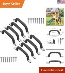 8-Pack 9.64” Safety Handles – Durable Non-Slip Grips for Playsets & Treehouses