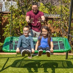 gobaplay Rectangle Tree Swing, 46″ x 25″ Platform (Swingset Frame Not Included)