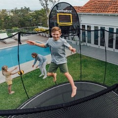 Springfree Trampoline Kids Outdoor Large Oval 8 x 13′ Trampoline with Enclosure