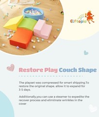 Foam Climbing Blocks with Ball Pit Designed for Toddlers Aged 1-3 for Indoor