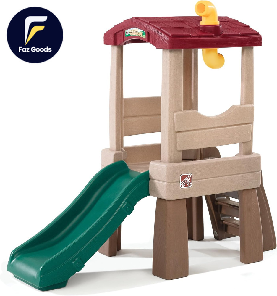 Step2 Play Naturally Playful Lookout Treehouse Kids Outdoor Playset Backyard