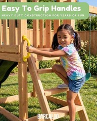 Playground Safety Handles – Outdoor Yellow Grab Handle Bars, Plastic Tree Hou…