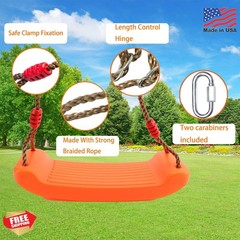 Tree Swing Seat, Swing Set Accessories for Kids Outdoor & Indoor Playground, Ora