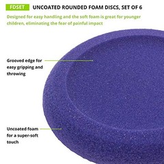 Foam Disc Set – Soft Flying Discs for Kids & Rounded Edge Discs (Set of 6)