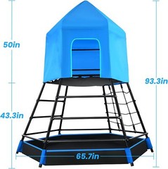 Outdoor Dome Climber Playground Climbing Tent for Kids Playset Max 200lbs