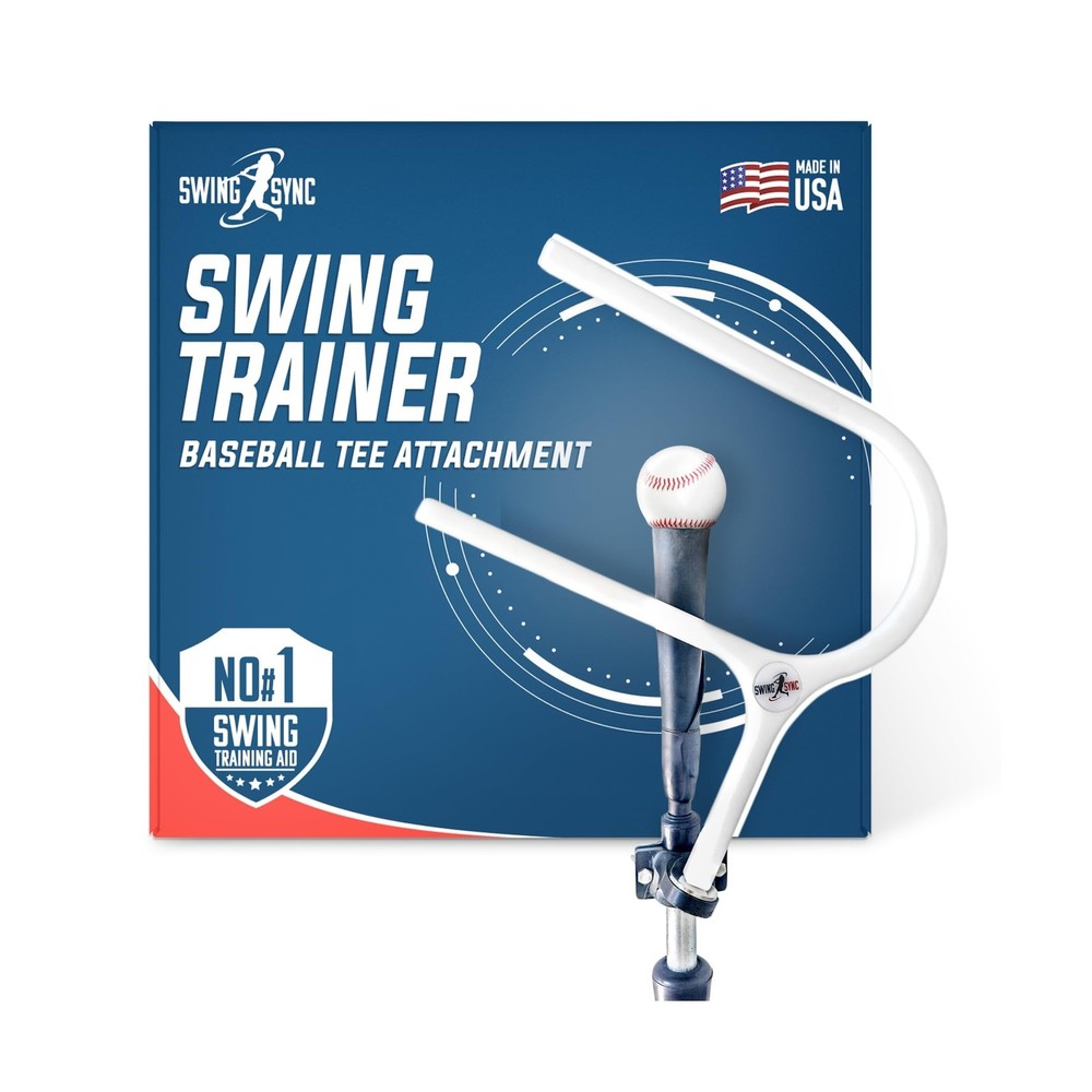 Swing Sync Baseball Swing Trainer for Kids & Adults | USA Made with 1 Year Wa…