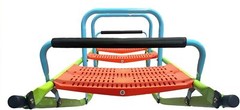 Kid’s Metal Rocking Seesaw Teeter Totter w/Handlebars Weather Resistant Backyard