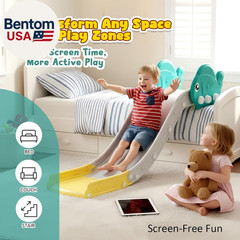 Couch Slide for Toddlers, Upgraded Indoor Toddler Slide for Couch, Bed & Stairs,