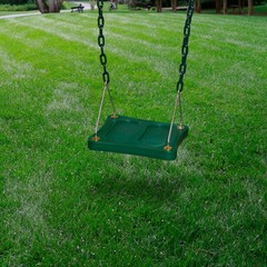 04-0026 Stand ‘N Swing Swing Set Attachment with Green Coated Chains