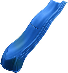 Ws 5032 Olympus Wave Slide 2Piece Plastic Slide for 5′ Decks, Blue