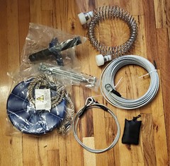 CTSC Zip Line Kit with Brake, Seat, Parents Lock, 95 foot, holds up to 250lbs