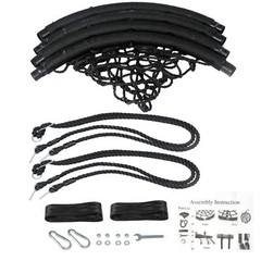 48” Durable Spider Web Tree Swing Set PE Rope Large Size up to 600 lbs Outdoor