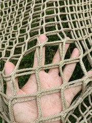 Double Layer Climbing Net for Kids – Playground Safety Cargo Net for Treehouse &