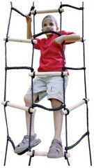 Kids Heavy Duty Braided Nylon Cargo Climbing Net for Playground 30 x 96 in.