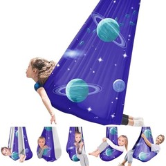 Sensory Swing for Kids & Adults, Double Layer 360° Swivel Versatile Space