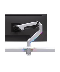 Heavy Duty Ultrawide Monitor Arm with RGB Lighting & USB Charging, Fits 34 to…