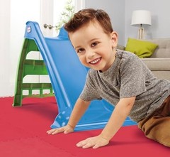 Kids’ Slide Outdoor Playset – First Slide in Blue/Green – Safe & Fun for Toddler